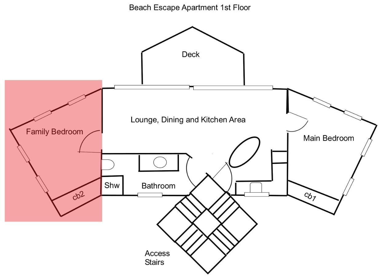 Sandy Point Beach Escape 1 Bedroom Apartment Bagian luar foto